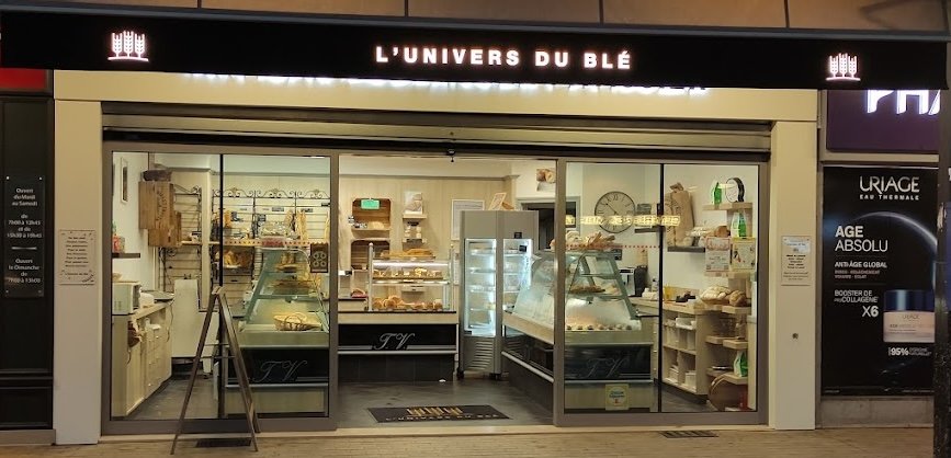 Boulangerie L'Univers du Blé – vue extérieure à Chilly-Mazarin